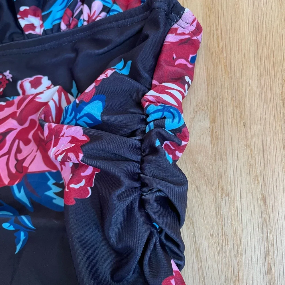 Women’s one piece floral swimsuit